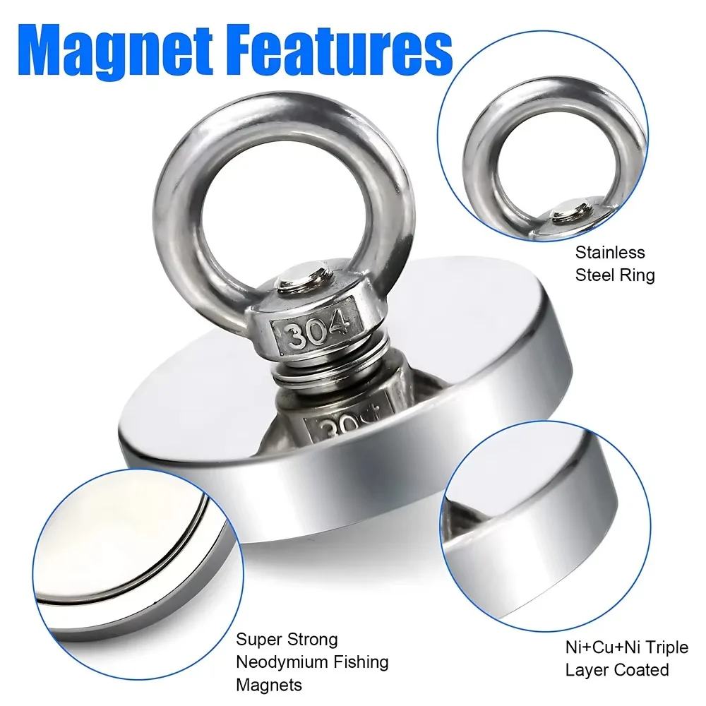 D16~D42mm Super Strong Neodymi - Fishing Hook Stainless Steel 리뷰 및 가격