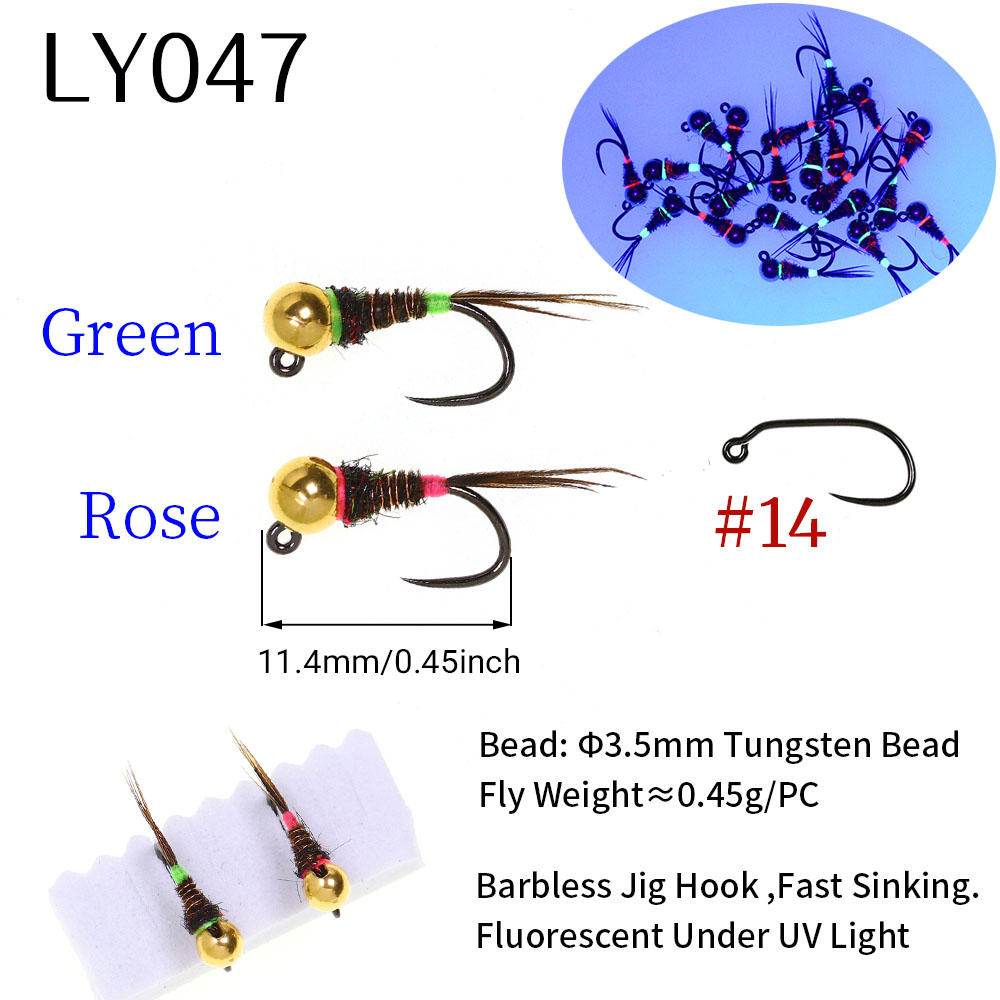 6PCS Fast Sinking Perdigon Eur - Fishing Hook Barbless 리뷰 및 가격