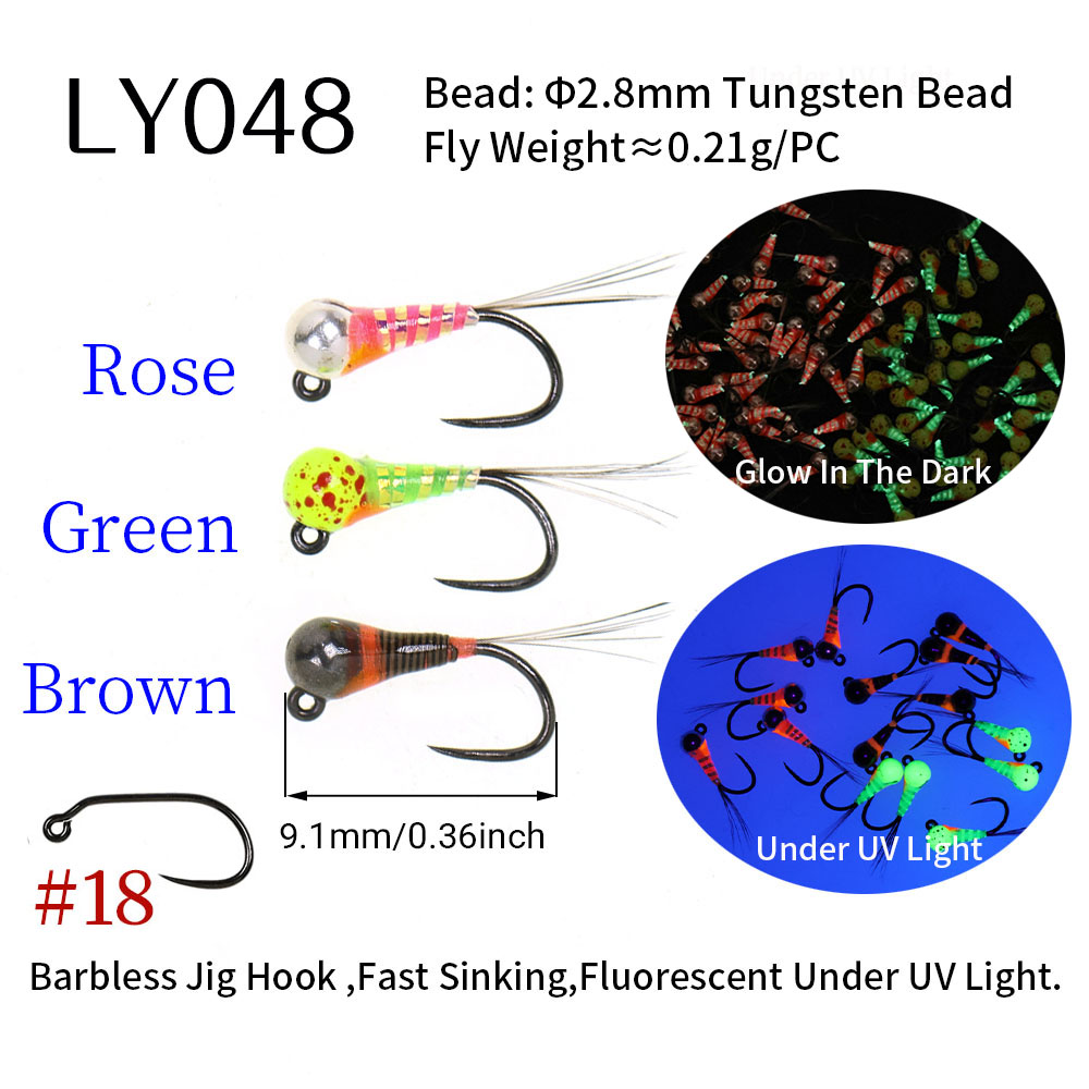 6PCS Fast Sinking Perdigon Eur - Fishing Hook Barbless 리뷰 및 가격