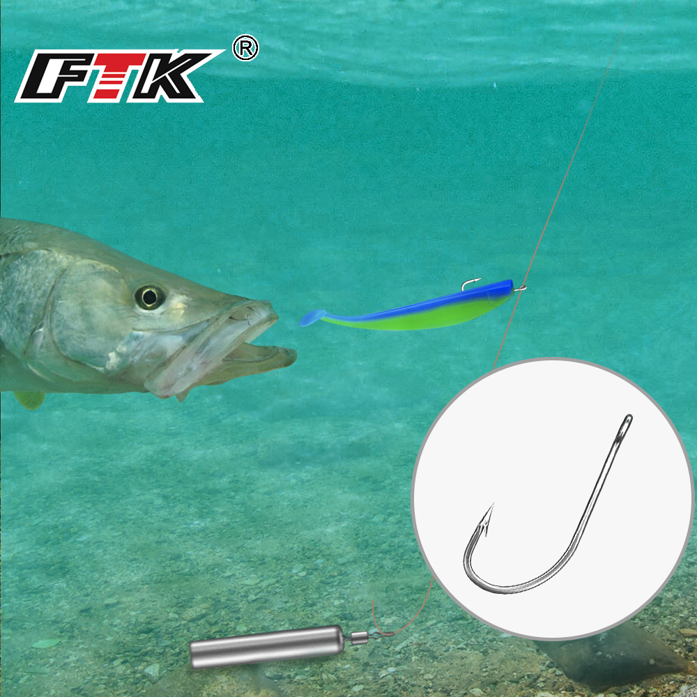 FTK Fishing Hooks 1-10#50PCS 1 - Fishing Hook Offset 리뷰 및 가격